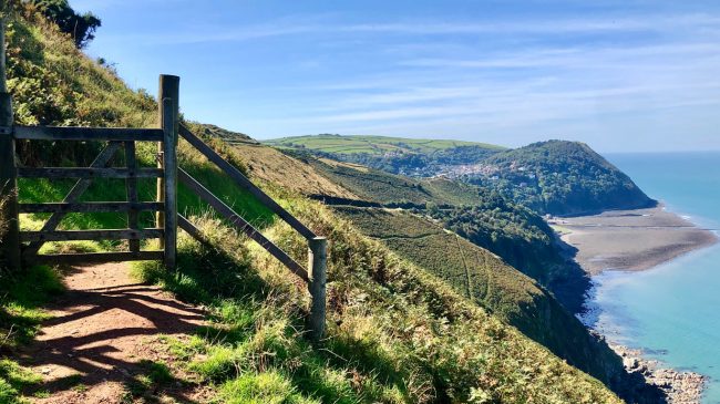 Coast Path Lynmouth Countisbury
