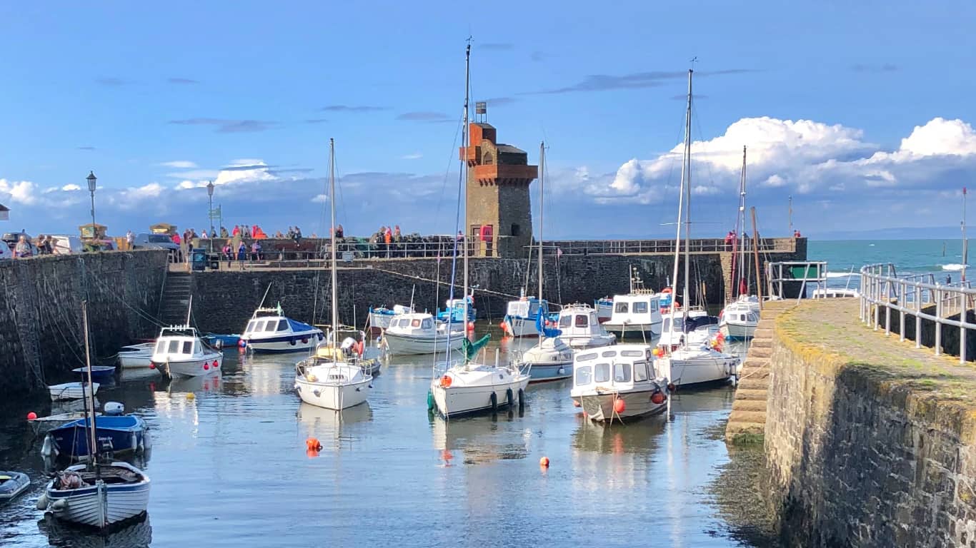 Exmoor Lynmouth Harbour Boats
