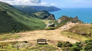 Exmoor Valley Rocks Bench