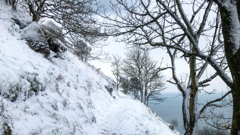 Lynton Lynmouth Christmas Snow Walk