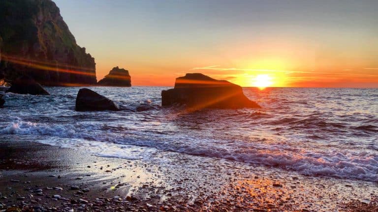 Lynton Lynmouth Romance Sunset Beach