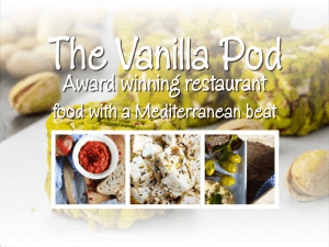 Vanilla Pod Lynton Cafe Restaurant Award Winning
