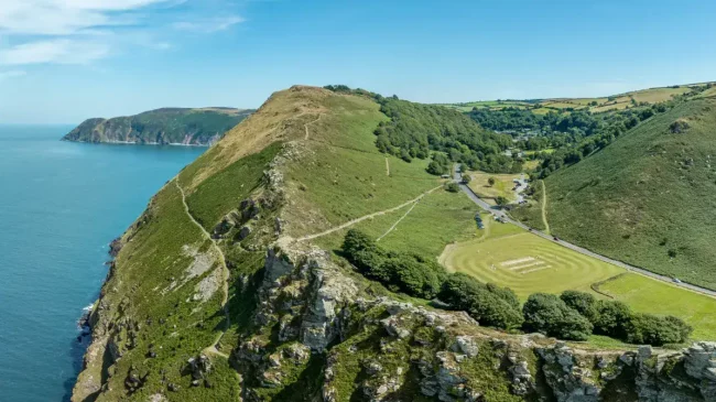 lynton lynmouth valley of rocks cricket ground wide