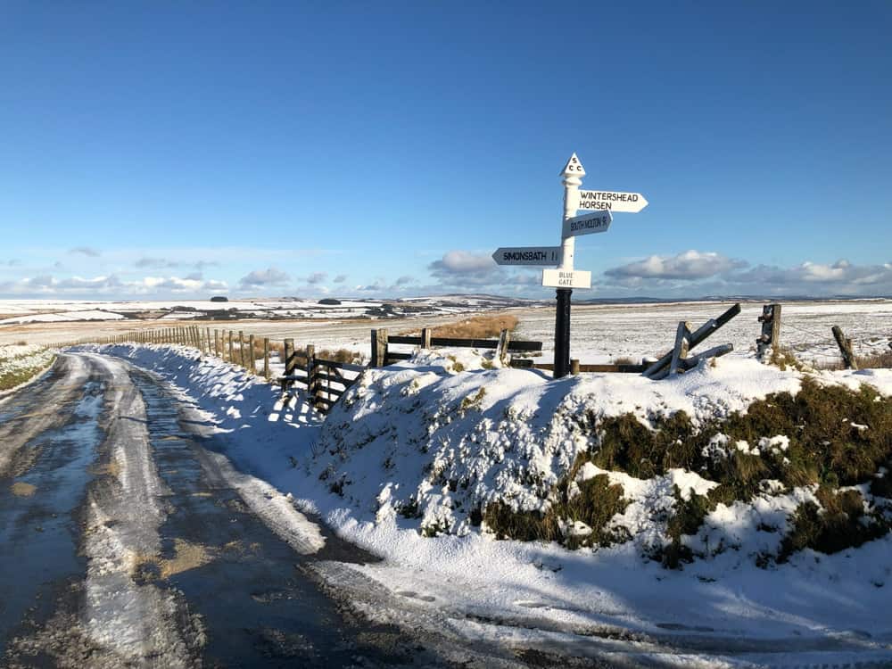 Winter in Lynton Lynmouth Exmoor