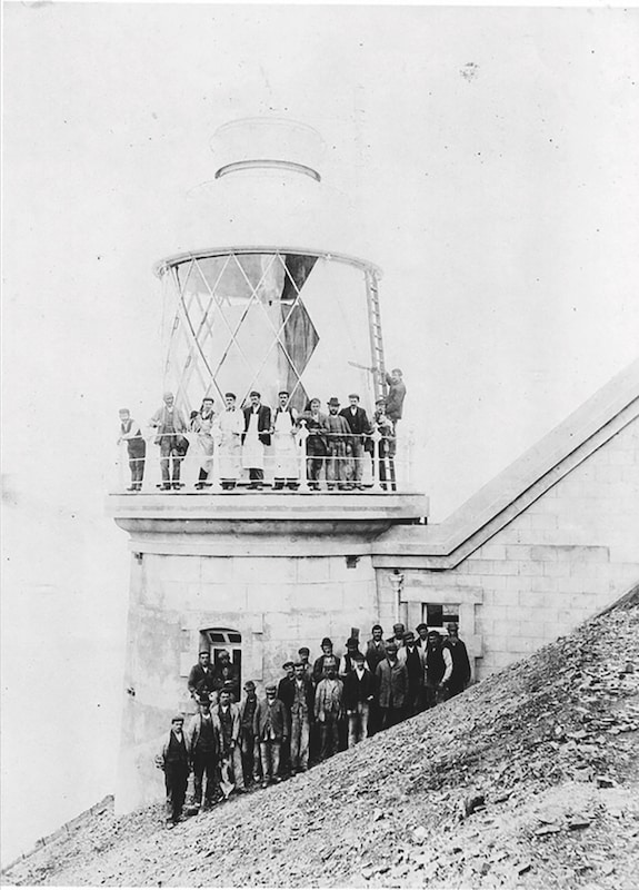 The building of Lynmouth Foreland Lighthouse courtesy of Trevor Ley