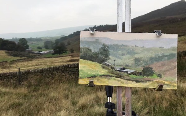Moor and Sea Lynton Art Class Oils plein