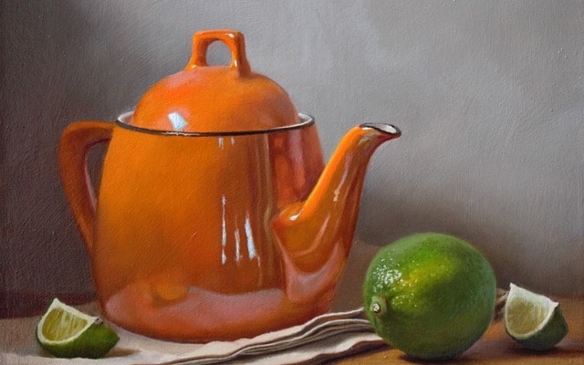 Moor and Sea Lynton Art Class oils still life