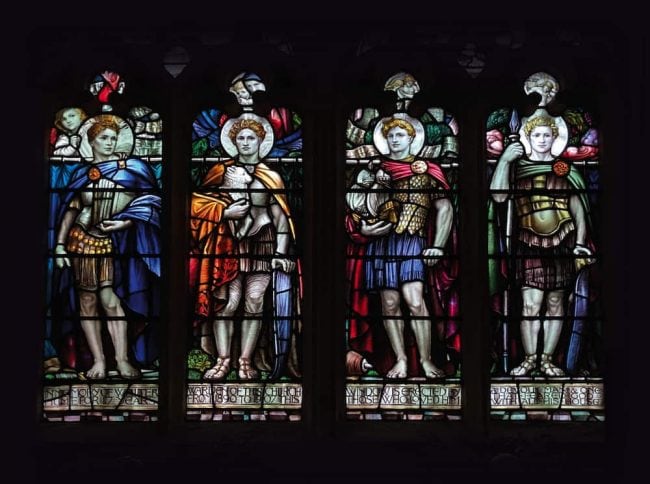 Lynton Museum John Hume Stained Glass