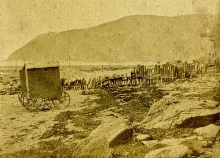 lyn exmoor museum Bathing Machine Lynmouth beach