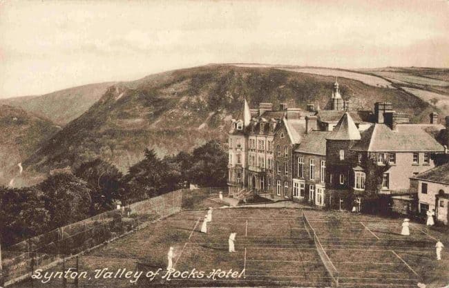 lynton exmoor museum valley rocks hotel tennis courts