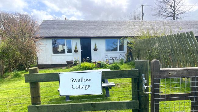 Highbullen Farm Lynton Exmoor Devon Shepherds Huts Cottages Self catering Swallow Cottage