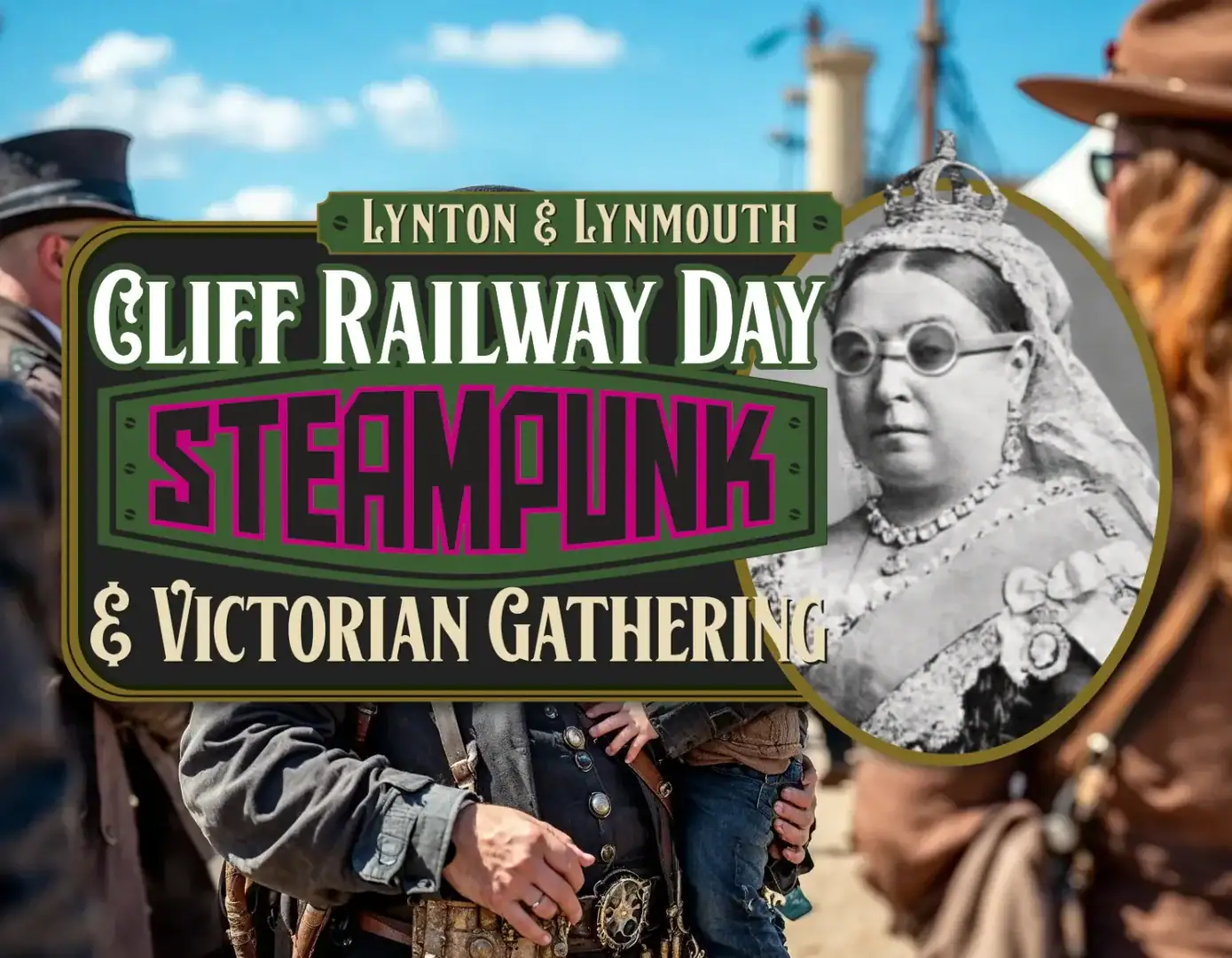 lynton lynmouth cliff railway day steampunk event familty fun north devon feature