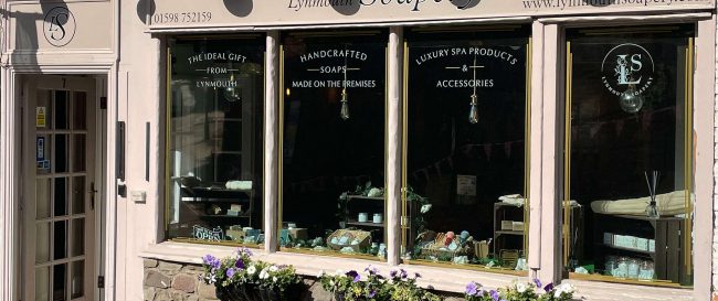 Lynmouth Soapery Shop Watersmeet Road Devon Exmoor