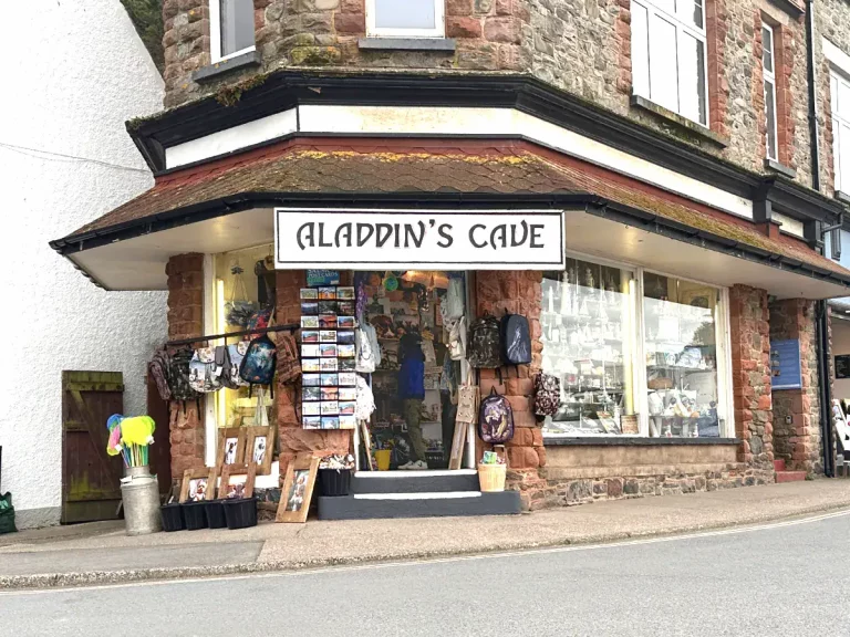 aladdins cave lynmouth devon front