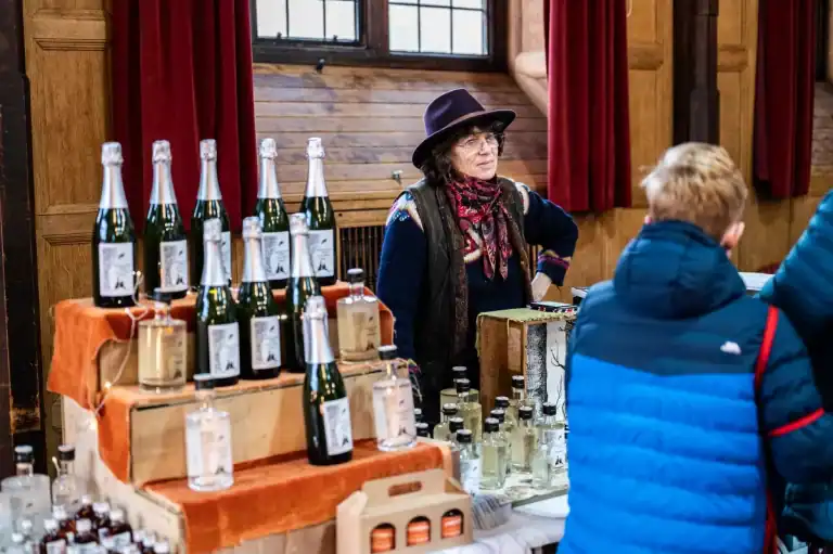 lynton town hall christmas market shopping weekend