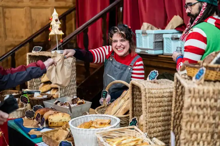 lynton town hall christmas market shopping weekend