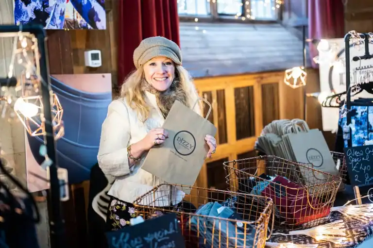 lynton town hall christmas market shopping weekend