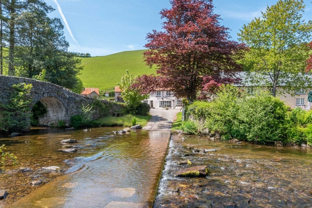 A picturesque riverside view in the heart of Little Switzerland, Exmoor.