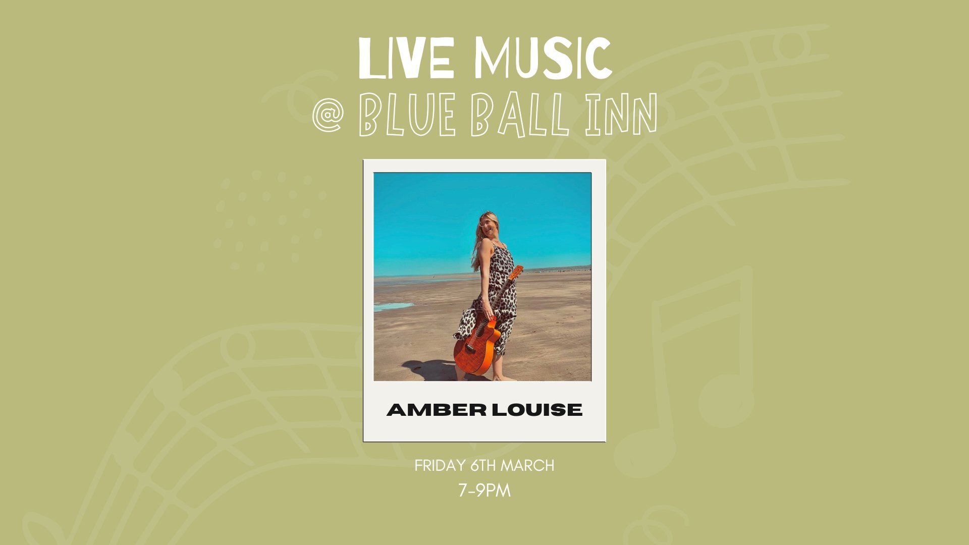 Amber Louise performing live at the Blue Ball Inn in Lynton, North Devon.
