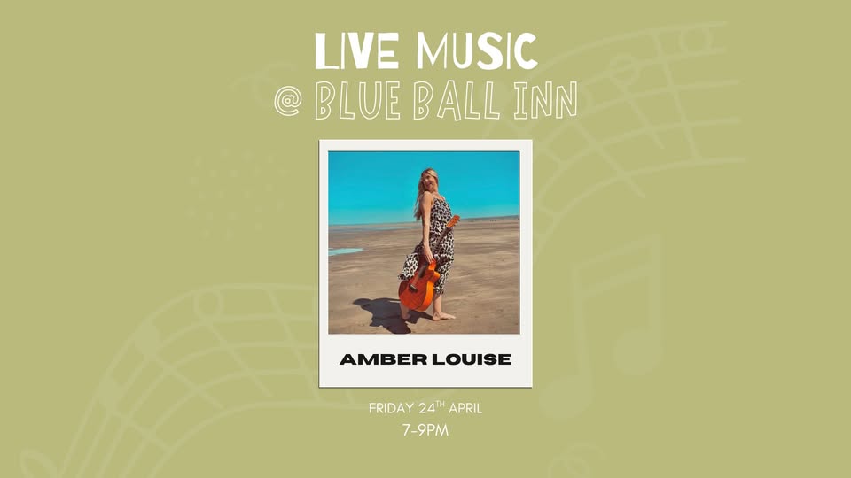 Amber Louise performing live at the Blue Ball Inn, Countisbury.