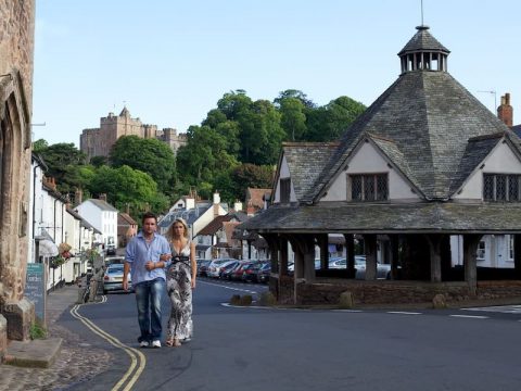 Exmoor National Park Dunster High Street