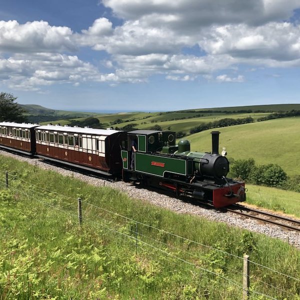 Woody Bay Steam Train2